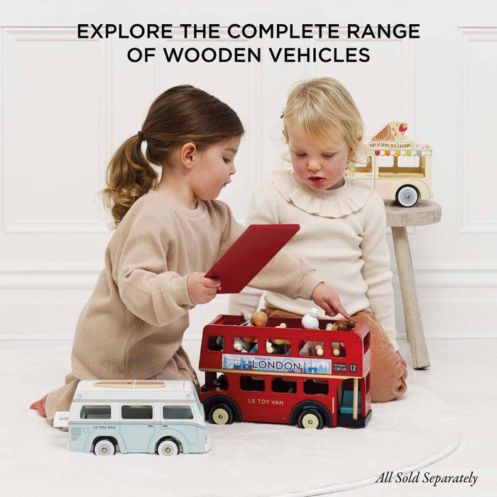 Le Toy Van Mobile Café Van – FSC® Wooden Pretend Play Set NEW ARRIVAL