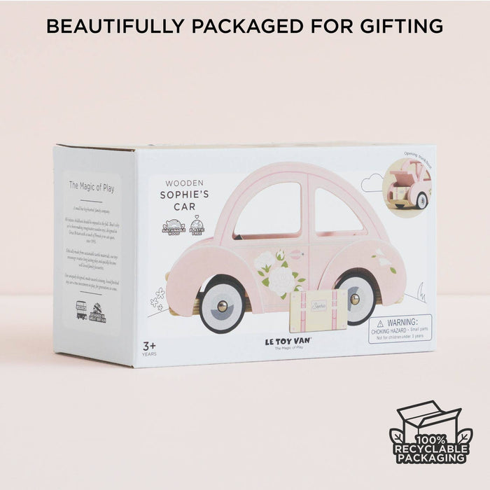 Le Toy Van – Sophie’s Dolls House Toy Car (FSC® Wood): LAST CHANCE