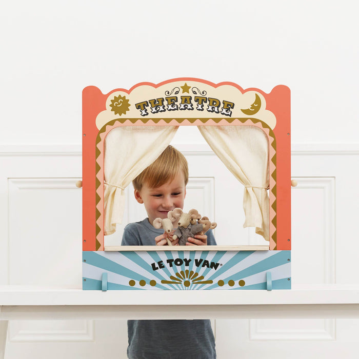 Le Toy Van Tabletop Puppet Wooden Theatre – FSC® Wood: SOLD OUT