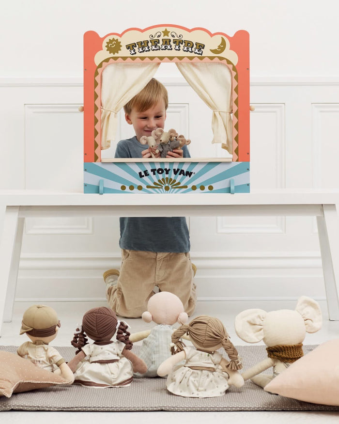 Le Toy Van Tabletop Puppet Wooden Theatre – FSC® Wood: SOLD OUT