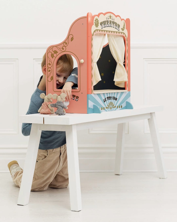 Le Toy Van Tabletop Puppet Wooden Theatre – FSC® Wood: SOLD OUT