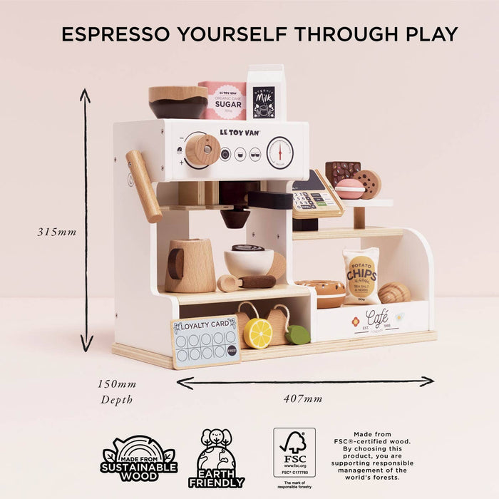 Le Toy Van Wooden Barista Café Shop: LAST ONE