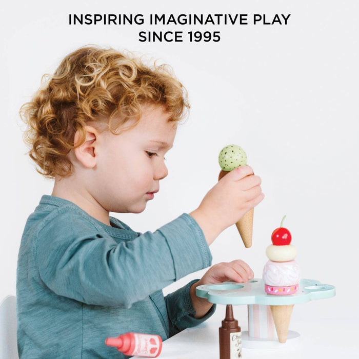 Le Toy Van Wooden Ice Cream Stand & Toppings: LAST CHANCE
