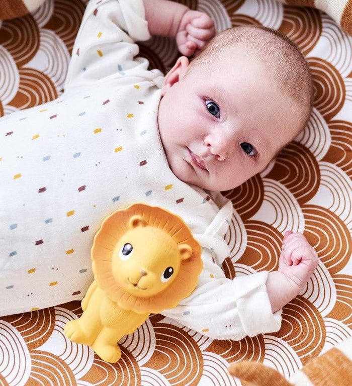 Leo Lion Natural Rubber Teether.