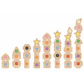 Lily & River Little Stackables, Wooden Stacking Blocks.