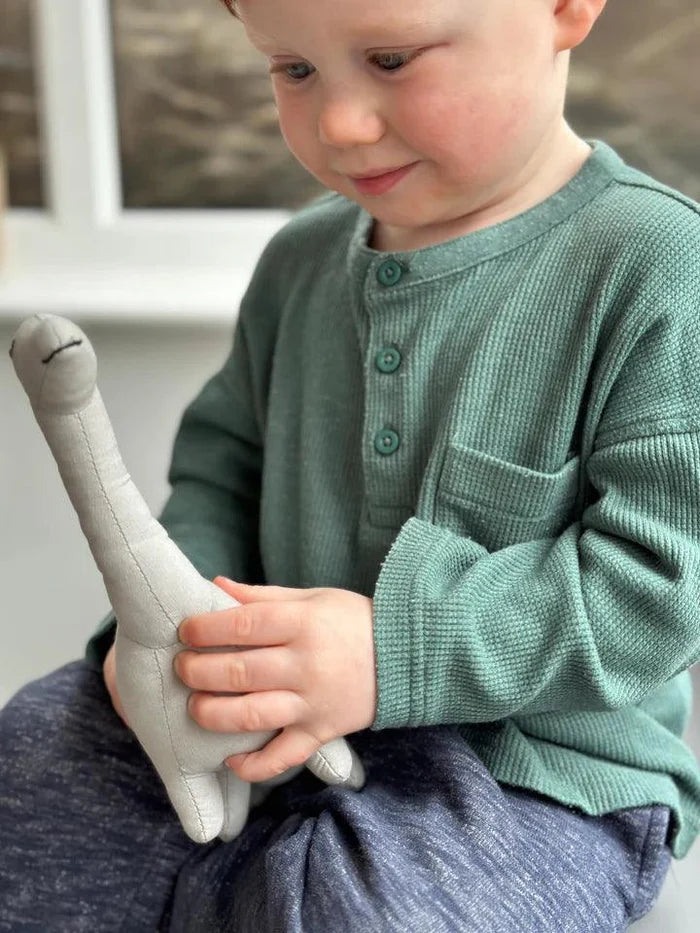 Linen Dinosaur Bronty NEW ARRIVAL - Ruby & Grace