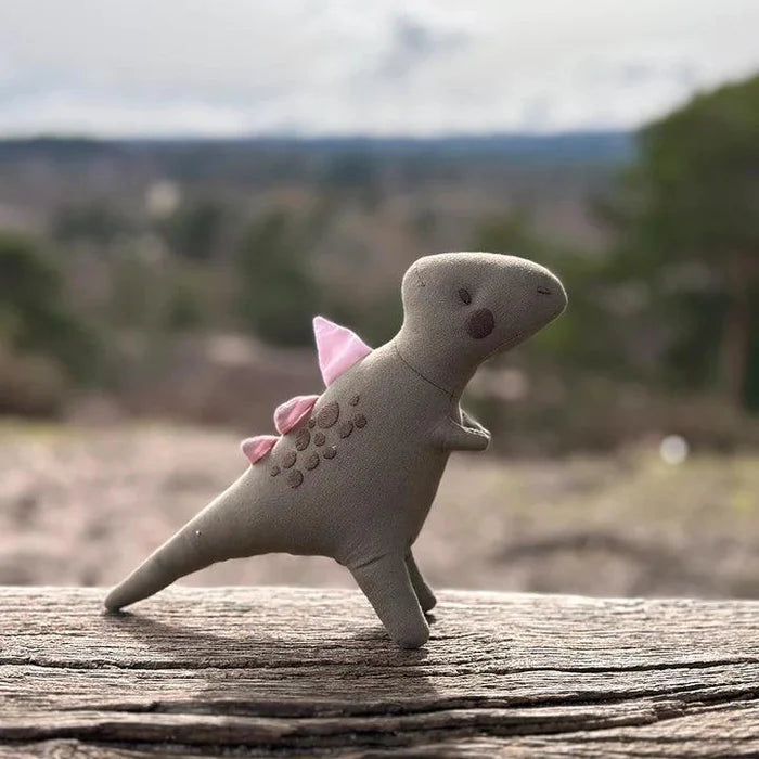 Linen Dinosaur T-Rex NEW ARRIVAL - Ruby & Grace