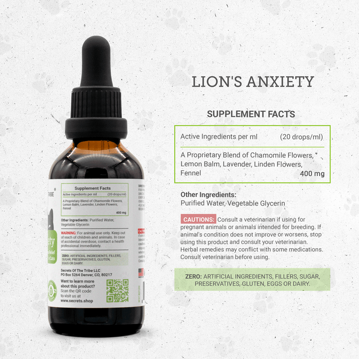 Lion's Anxiety - Healthy Emotional Balance Support in Cats