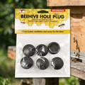 Little Giant Beehive Hole Plugs Beekeping Hive Entrance Ventilation 6-Pack