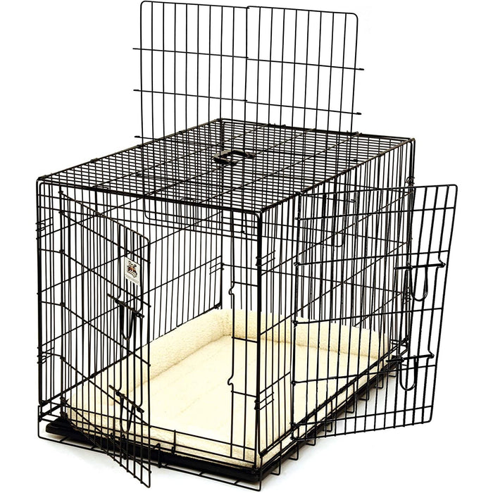 Little Giant Medium Fleece Pet Bed Cream 29" X 22" Little Giant