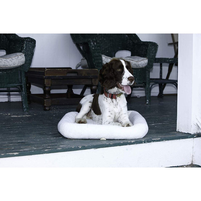 Little Giant Medium Fleece Pet Bed Cream 29" X 22" Little Giant