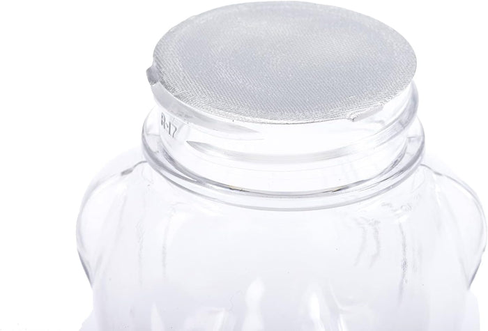 Little Giant Plastic Bear Bottle Honey Squeeze Bottle with Flip-Top Lid 12PCK