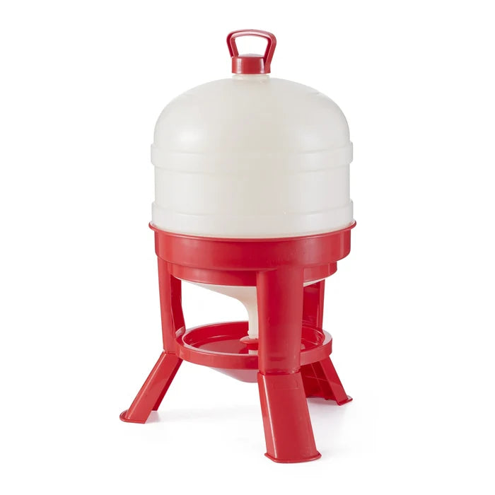Little Giant Plastic Poultry Dome Waterer 8 Gallon Top Fill Chicken Waterer 2PCK