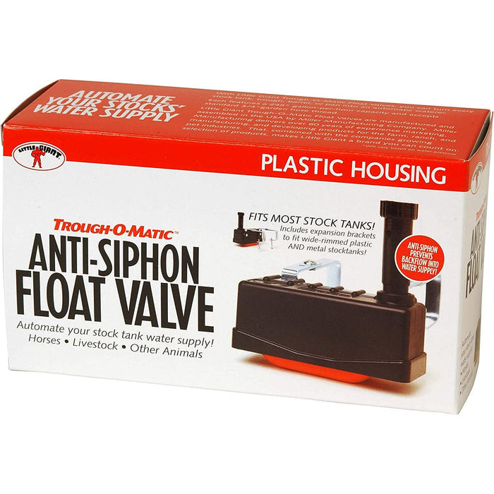 Little Giant Plastic Trough-O-Matic With Anti-Siphon Float Valve Little Giant