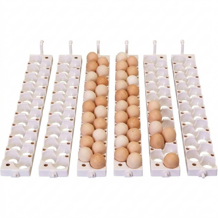Little Giant Quail Rails Model 6300 Egg Turner 120 Eggs Dishwasher Safe 2-Pack