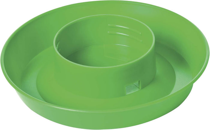 Little Giant Screw-On Chicken Poultry Waterer Bases 1 Quart Green 3-Pack
