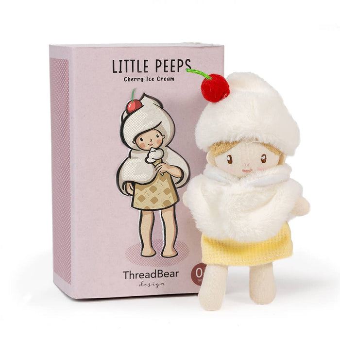 Little Peeps Cherry Cream -Matchbox doll 12cm: LAST CHANCE