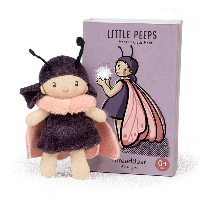 Little Peeps Martha Cloth Moth -Matchbox doll 12cm NEW ARRIVAL