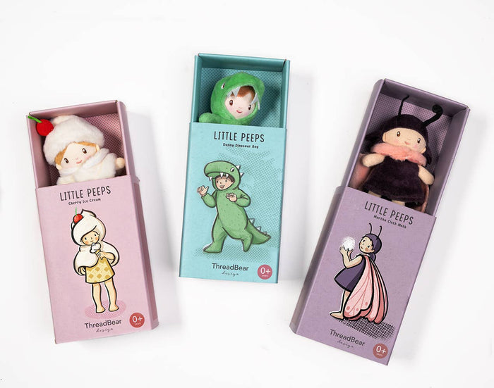 Little Peeps Martha Cloth Moth -Matchbox doll 12cm NEW ARRIVAL