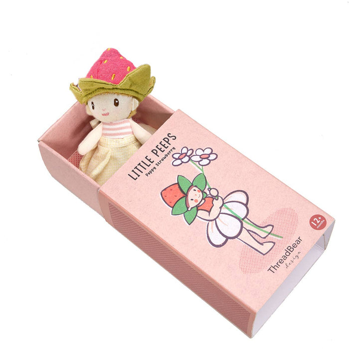 Little Peeps Poppy Strawberry -Matchbox doll BACK IN STOCK
