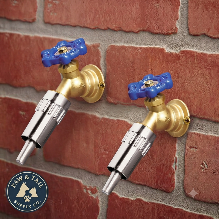 Lixit Faucet Waterer Automatic Dog Water Dispenser Fits Hose & Faucet 2-Pack