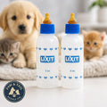 Lixit Nursing Baby Bottle Kittens Puppies Small Animals Hand Feeding 2oz 2-Pack