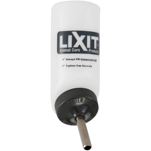 Lixit Wide Mouth BPA-Free Small Animal Water Bottle Translucent 8oz
