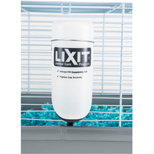 Lixit Wide Mouth BPA-Free Small Animal Water Bottle Translucent 8oz