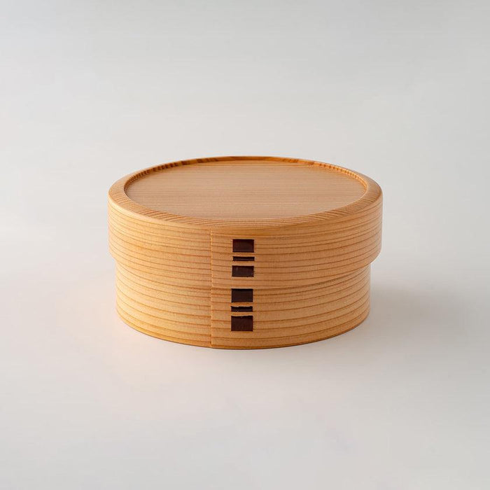 [LUNCH-BOX] CIRCLE 2-TIER (NESTING BOXES) | ODATE MAGEWAPPA | KURIKYU