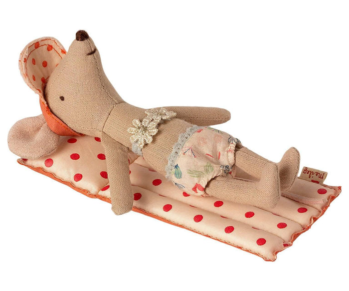 Maileg Air Mattress Red Spot Beach Collection.