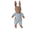Maileg Baby Bunny Rabbit Micro Blue Knitted Suit