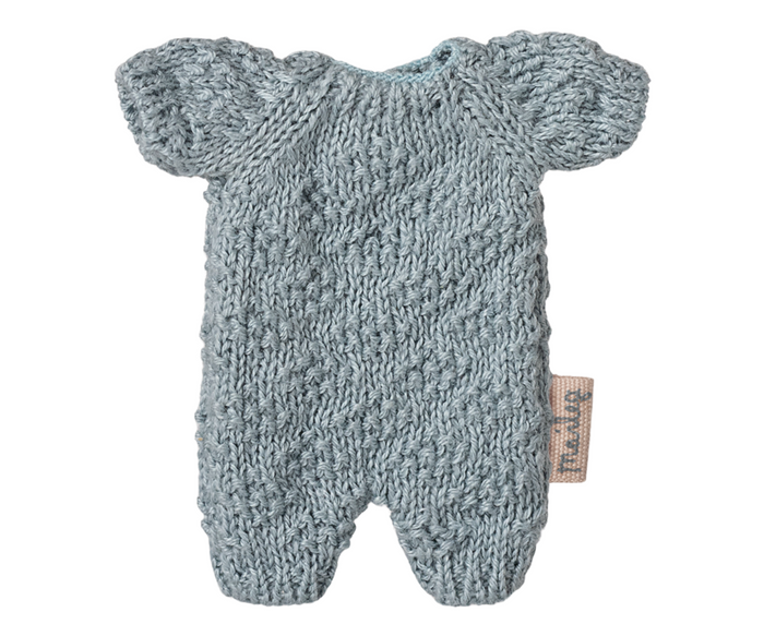 Maileg Baby Bunny Rabbit Micro Romper Blue FW25 NEW ARRIVAL
