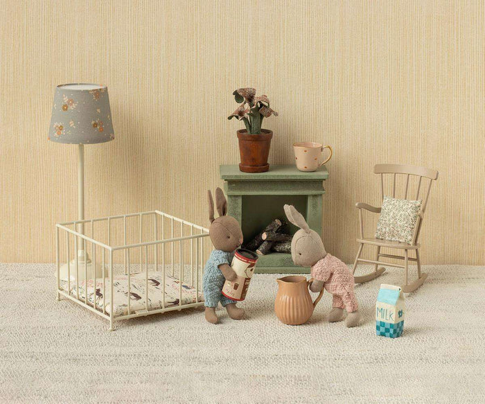 Maileg Baby Bunny Rabbit Micro Rose Knitted Suit
