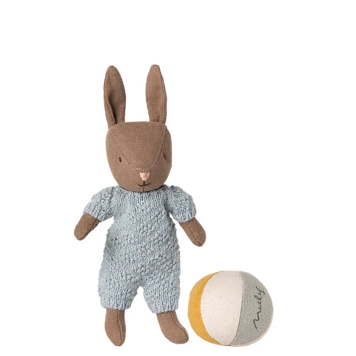 Maileg Baby Bunny Rabbit Set Micro Brown