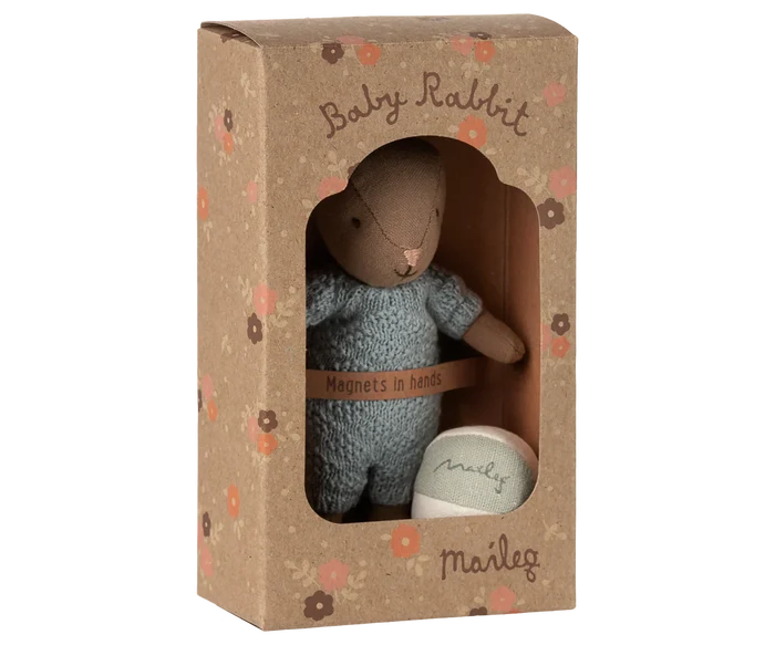 Maileg Baby Bunny Rabbit Set Micro Brown
