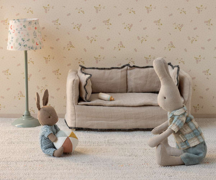 Maileg Baby Bunny Rabbit Set Micro Brown