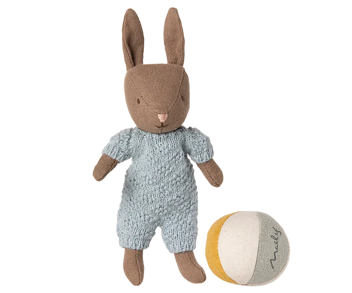 Maileg Baby Bunny Rabbit Set Micro Brown