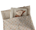 Maileg Baby Gift Set includes Knitted Spotty Blanket, Rattle and Dotty Bag: SOLD OUT