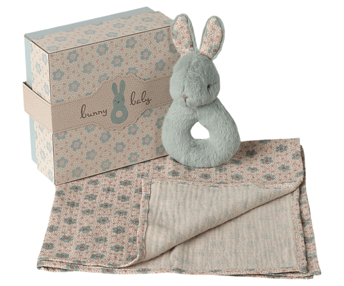Maileg Baby Rattle Set Mint