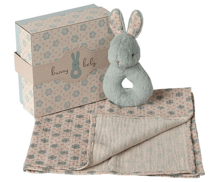Maileg Baby Rattle Set Mint