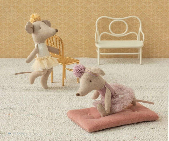 Maileg Ballet Dance Mouse Little Sister Off White SS26: NEW ARRIVAL