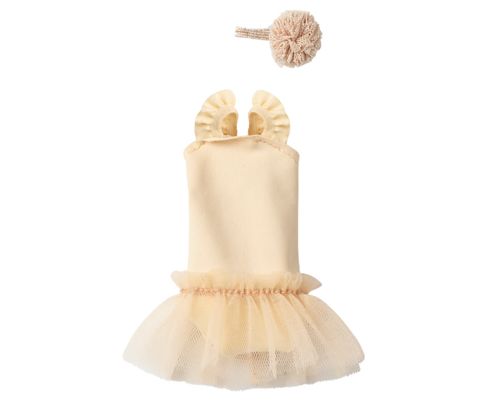 Maileg Ballet Suit and Skirt Size 1 Cream  NEW ARRIVAL