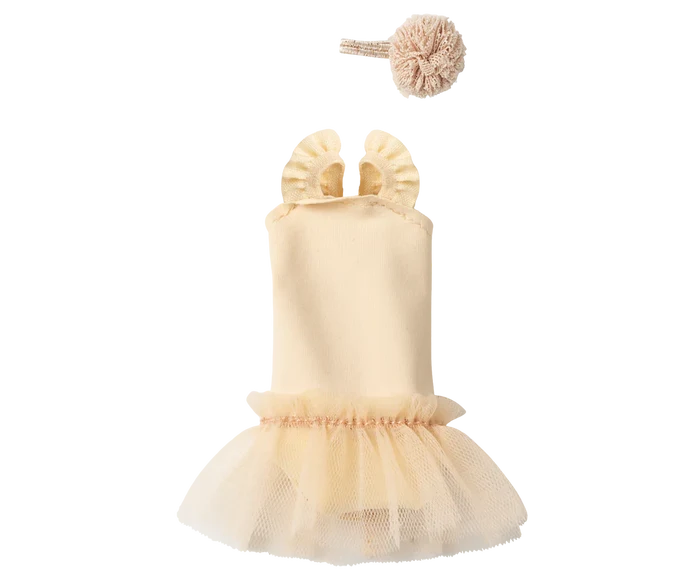 Maileg Ballet Suit and Skirt Size 1 Cream  NEW ARRIVAL