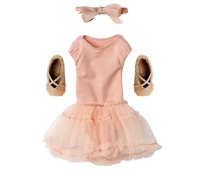 Maileg Ballet Suit and Skirt Size 3 Rose: LAST CHANCE