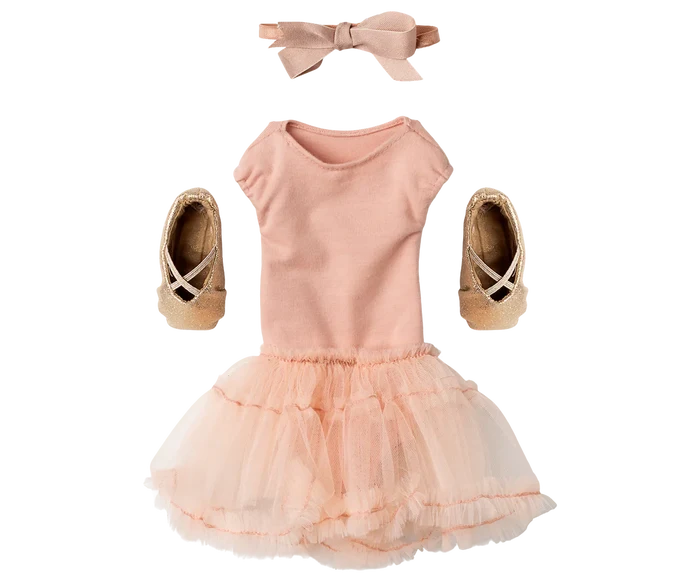 Maileg Ballet Suit and Skirt Size 3 Rose: LAST CHANCE