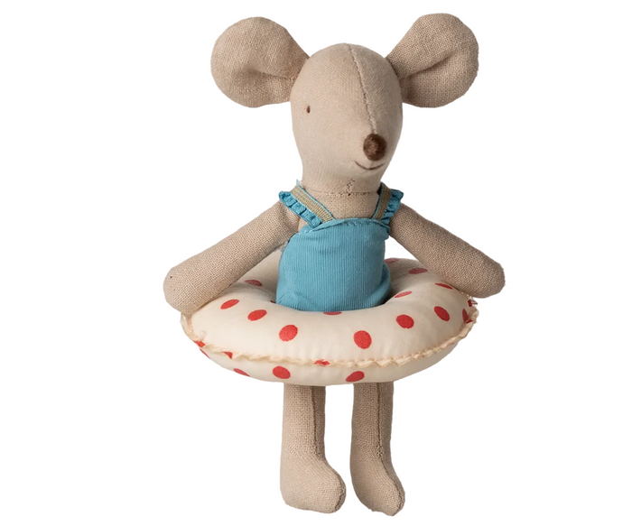 Maileg Beach Mouse With Float Little Sister Mouse: LAST CHANCE