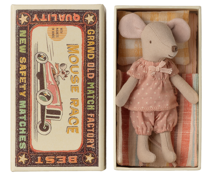 Maileg Big Sister Mouse in Matchbox SS26 NEW ARRIVAL