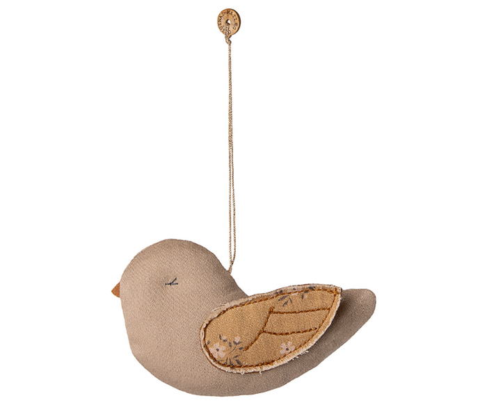 Maileg  Bird Ornament Hanging Christmas Decoration Mable Latte FW25 NEW ARRIVAL