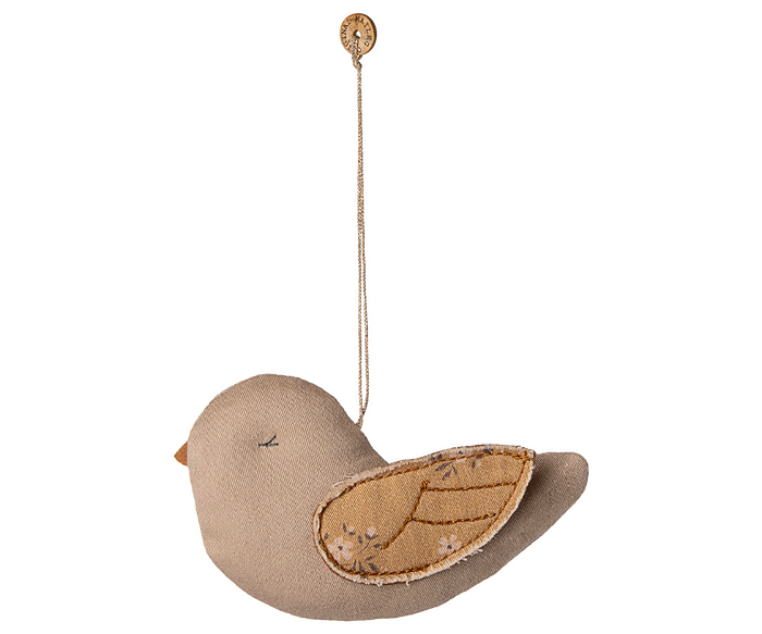 Maileg  Bird Ornament Hanging Christmas Decoration Mable Latte FW25 NEW ARRIVAL