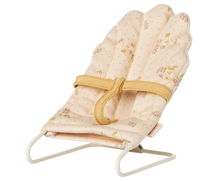 Maileg Bouncer Micro Off White Baby Bunny & Teddy Size